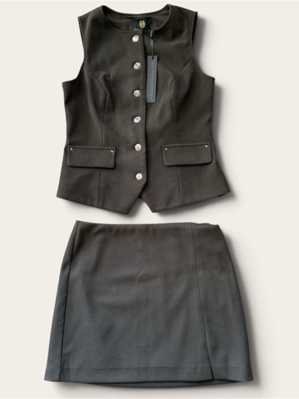 🔥RARE! House of Harlow 1960 Cordoruy Two-Piece Skirt Set!